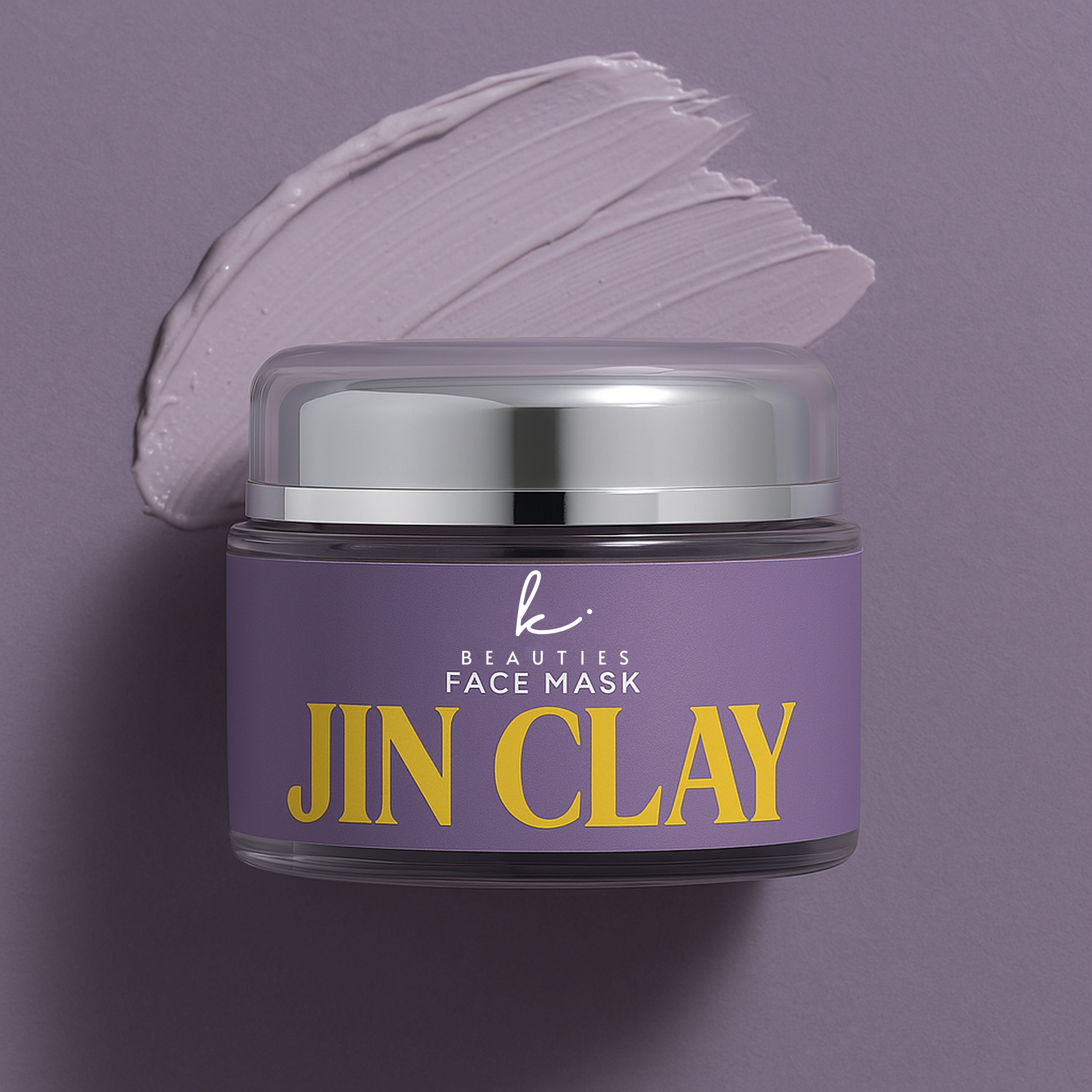 Jin Clay Face Mask by K Beauties – Detoxifying clay mask infused with natural minerals to purify pores, reduce excess oil, and smooth skin texture